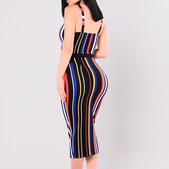 SOLDDD Striped Two Piece ✨brand new ✨ - Picture 1 of 8